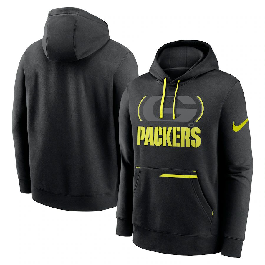 Men 2023 NFL Green Bay Packers black Sweatshirt style 1->atlanta falcons->NFL Jersey